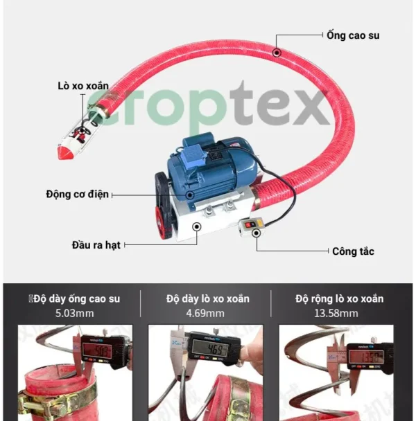 Cấu tạo máy hút nông sản