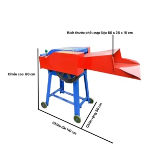 Máy băm cỏ BM200 chuyên băm cỏ voi, rơm rạ...