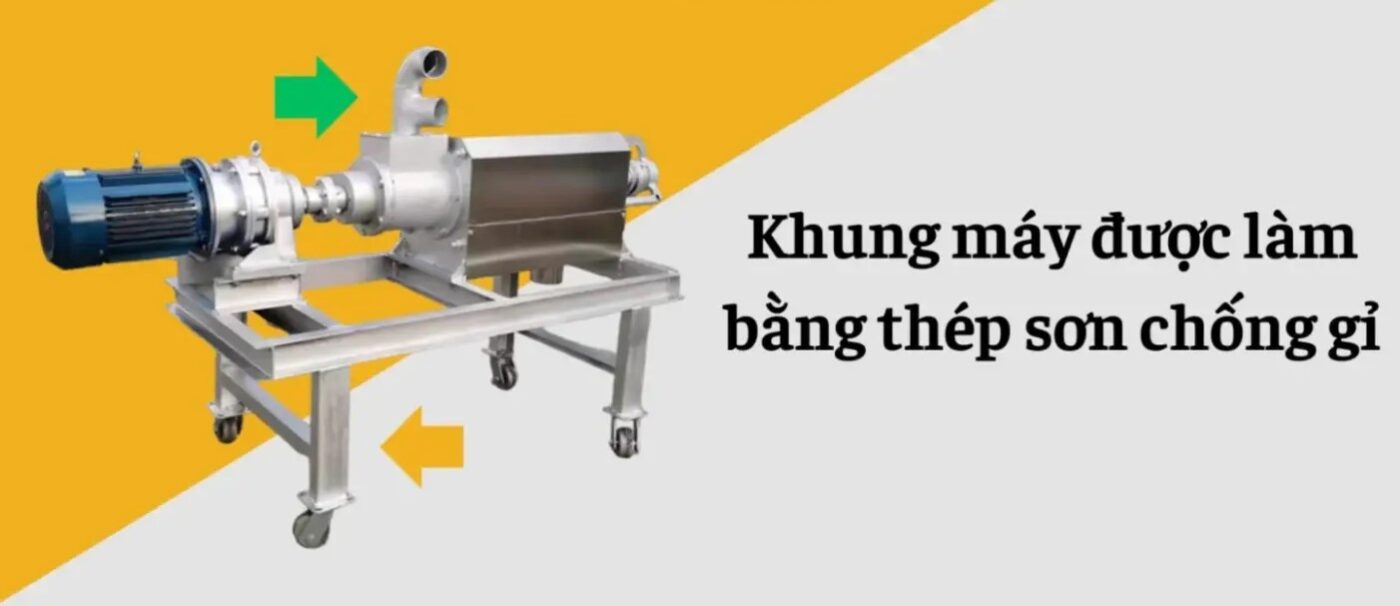 Khung máy tách phân Croptex MTP200