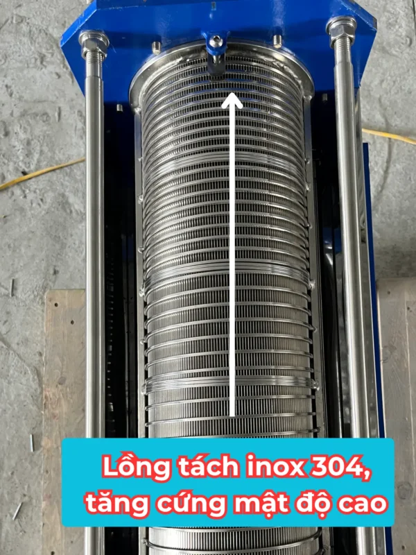 Lồng tách phân inox 304 tăng cứng