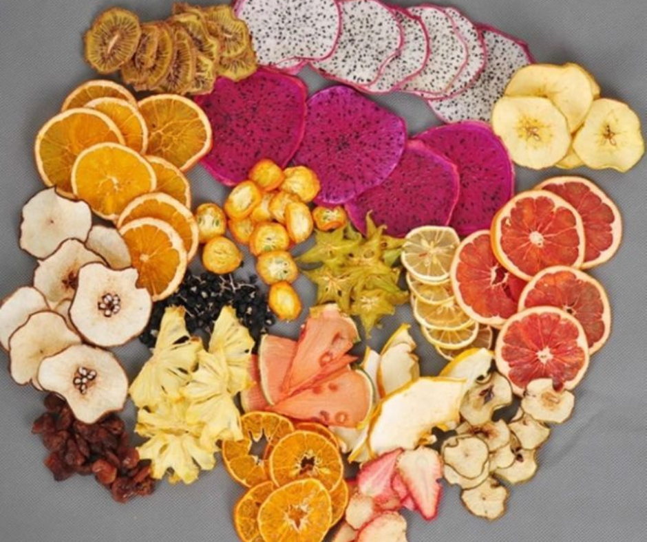 nông sản sấy bằng máy sấy lạnh croptex