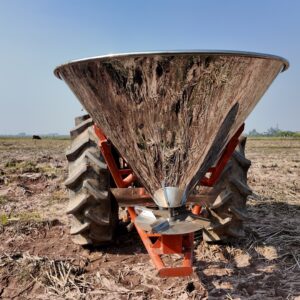 thùng rải phân vi sinh inox croptex