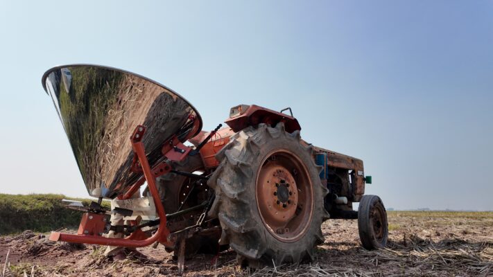 thùng rải phân vi sinh inox croptex