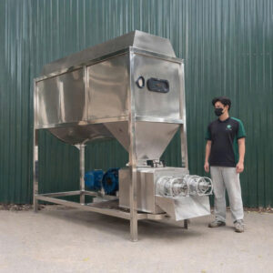 máy tách phân trống quay